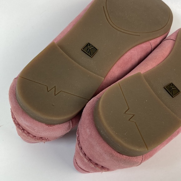 White Mountain Maurice Pink Suede Penny Loafer Flat - Picture 11 of 12